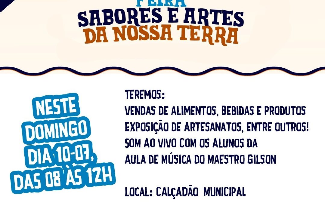 Boraceia realiza Feira de Sabores e Artes da Nossa Terra