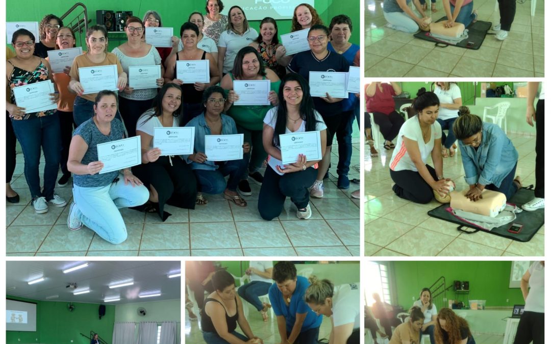 Educadores de Itaju participam de capacitação sobre primeiros socorros