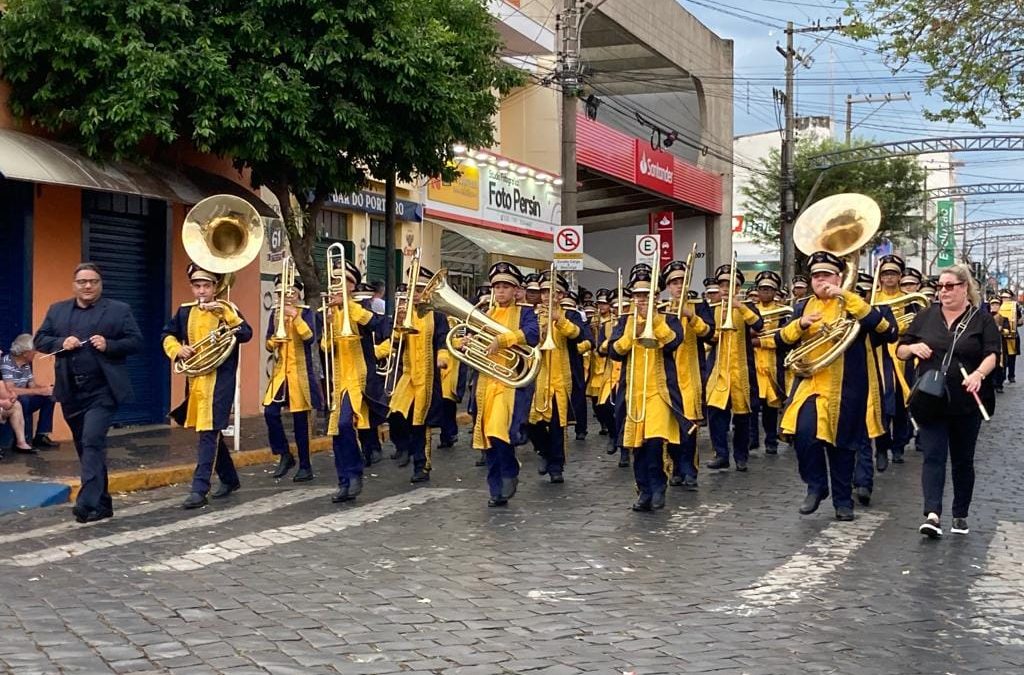 Banda Marcial de Bariri volta a participar de encontros regionais