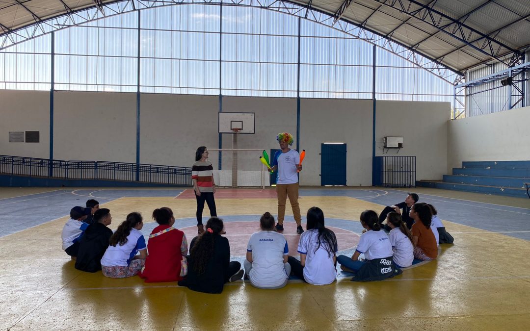 Projeto Circo da Vila retorna na Escola Edir Helen em Boraceia