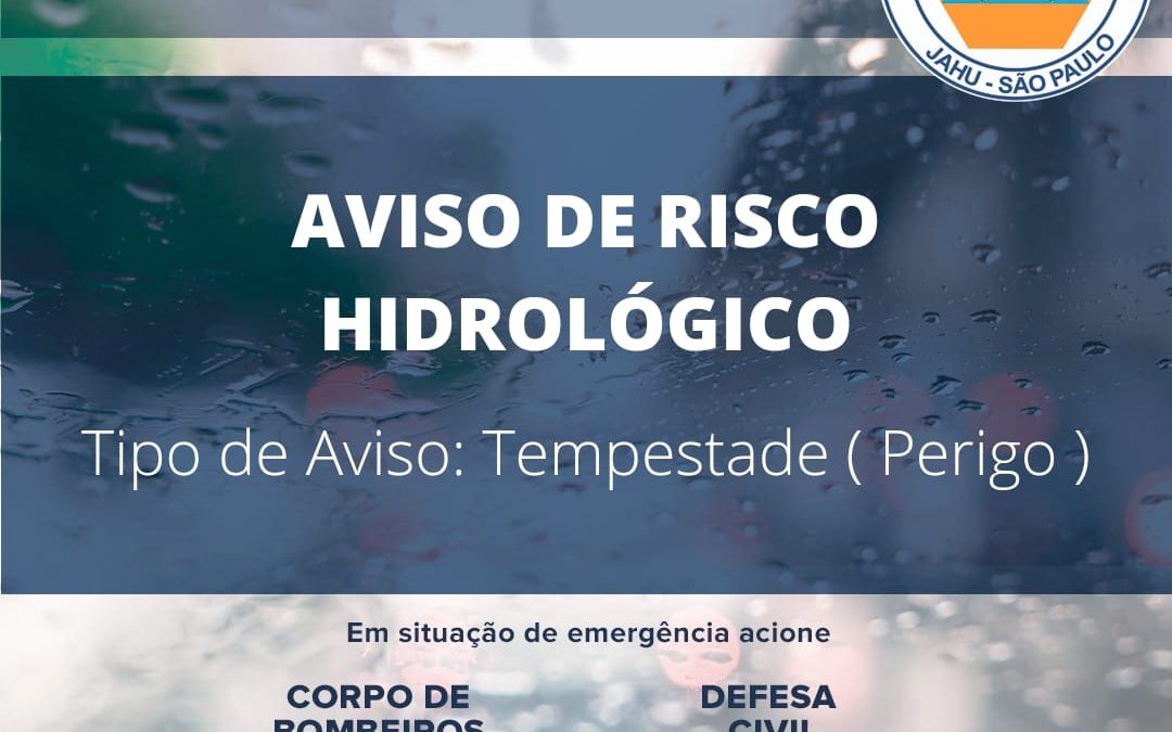 Região tem risco de tempestade terça e quarta-feira