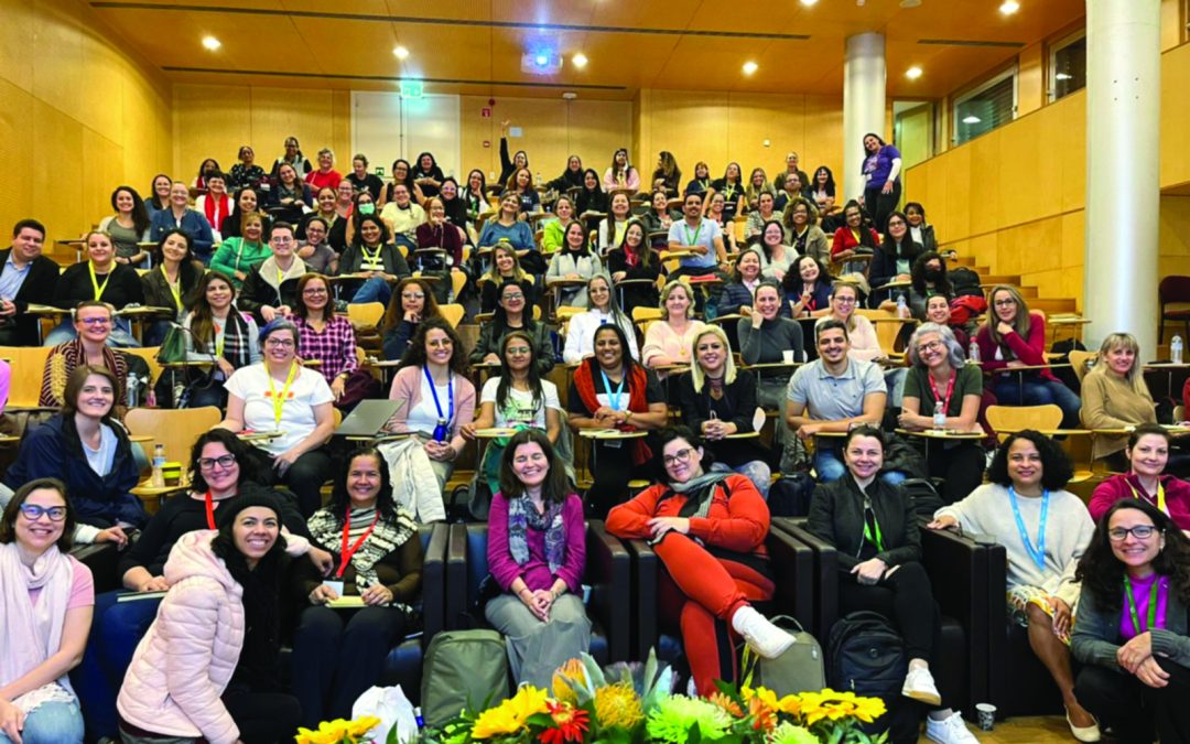 Professora Edilene completa primeira semana em Portugal
