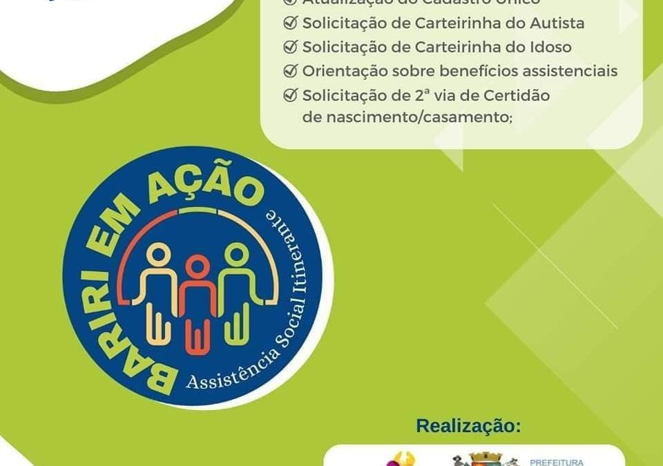 Ação Social realiza segunda edição de projeto itinerante