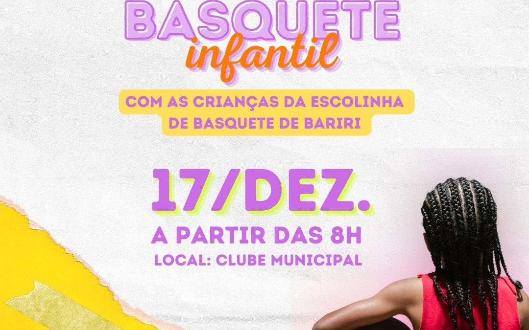 Setor de Esportes promove Festival de Basquete