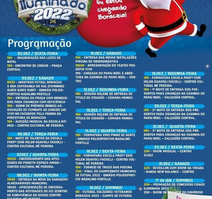 Continua programação do Natal Iluminado de Boraceia
