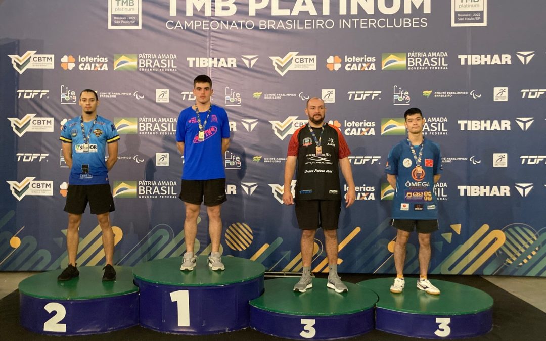 Baririense é bicampeão brasileiro de tênis de mesa