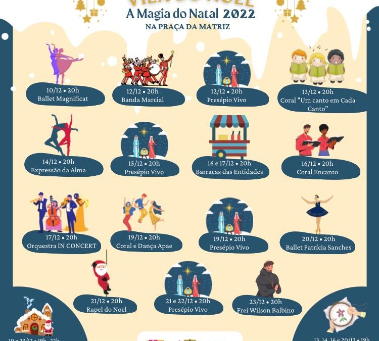 “Vila do Noel – A Magia do Natal 2022” começa no dia 10