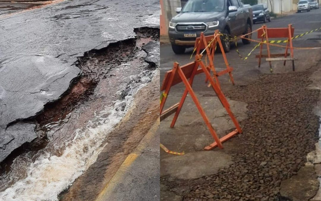 Bariri: Após temporal, prefeitura realiza força-tarefa para recuperar estragos