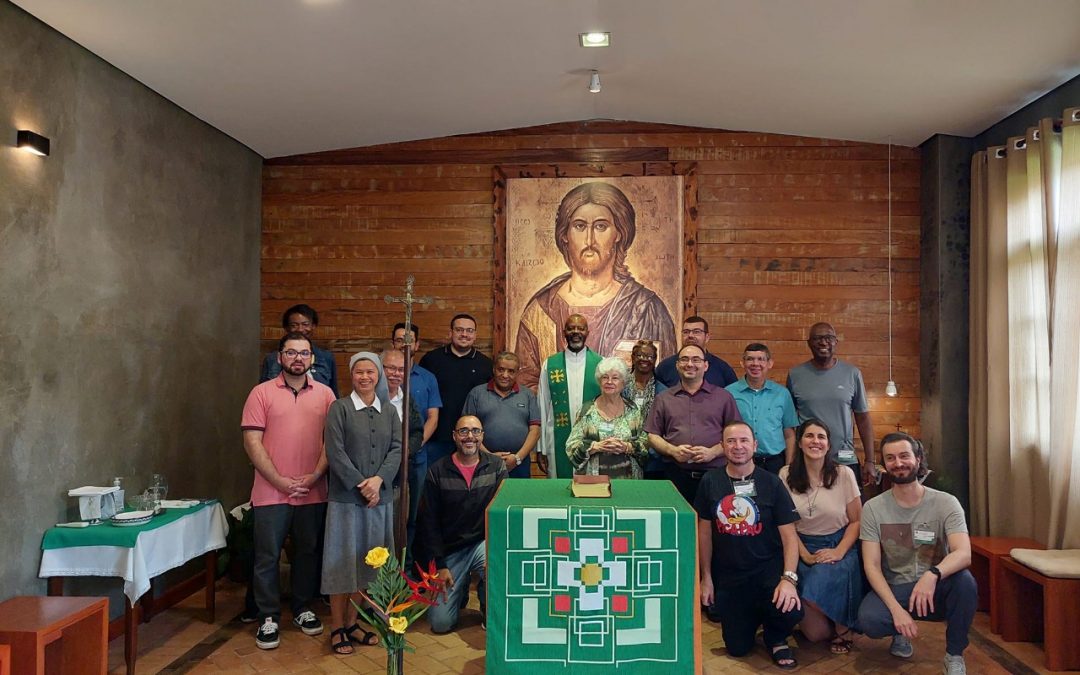 Padre Ériko participa de retiro no Mosteiro de Itaici