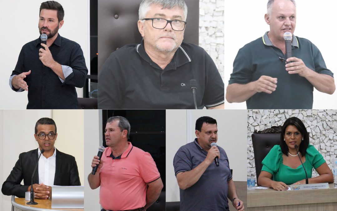 Sete vereadores integram as comissões permanentes do Legislativo