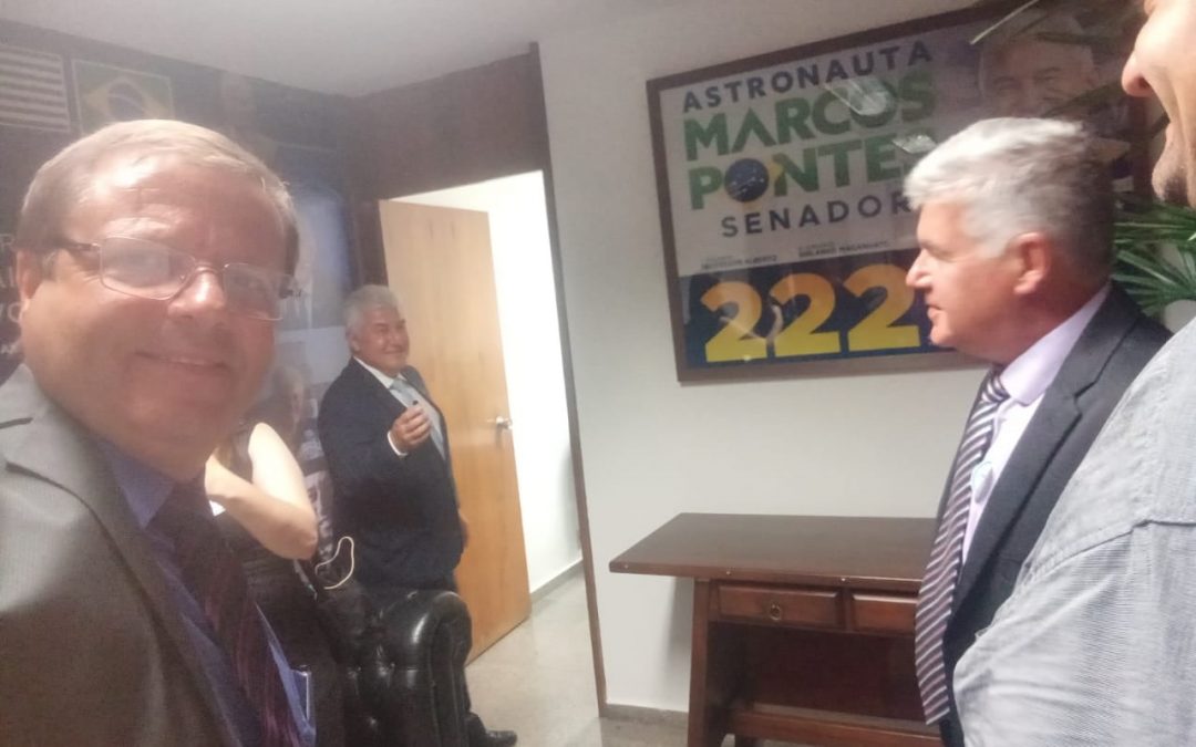 Prefeito de Boraceia participa da posse de deputados e do senador Marcos Pontes