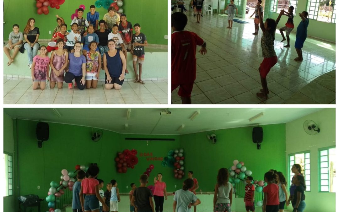 ITAJU: Crianças participam da primeira aula do projeto dança e movimento