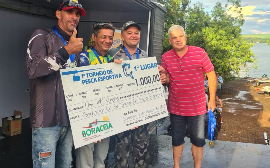 Boraceia tem domingo de pesca esportiva, música e defesa do meio ambiente
