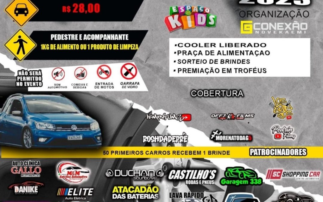Neste domingo, Bariri recebe evento de carros rebaixados