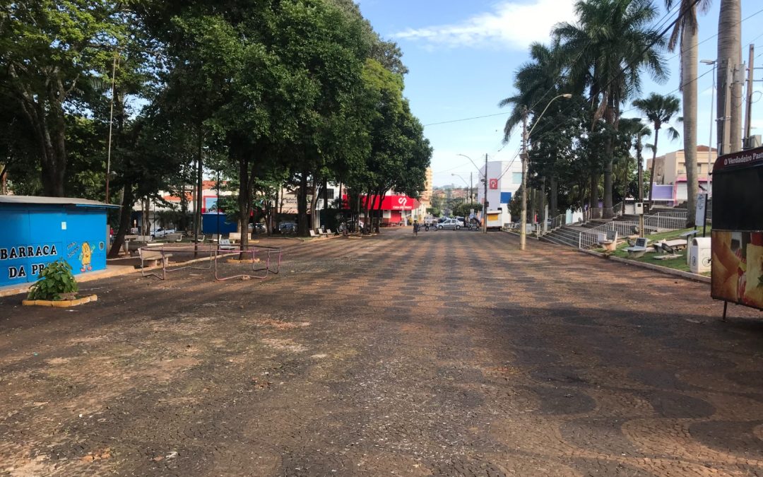 Baleia Rossi indica emenda para cobertura e iluminação do calçadão da Matriz