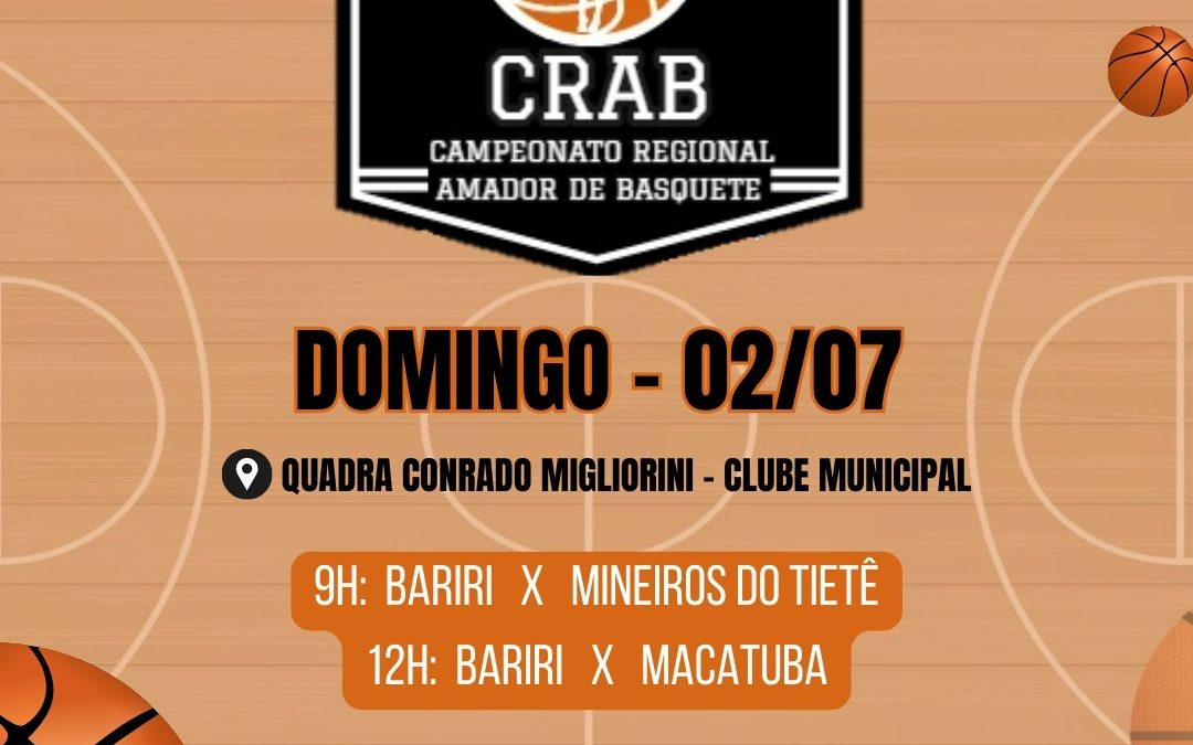 Bariri disputa regional amador de Basquete
