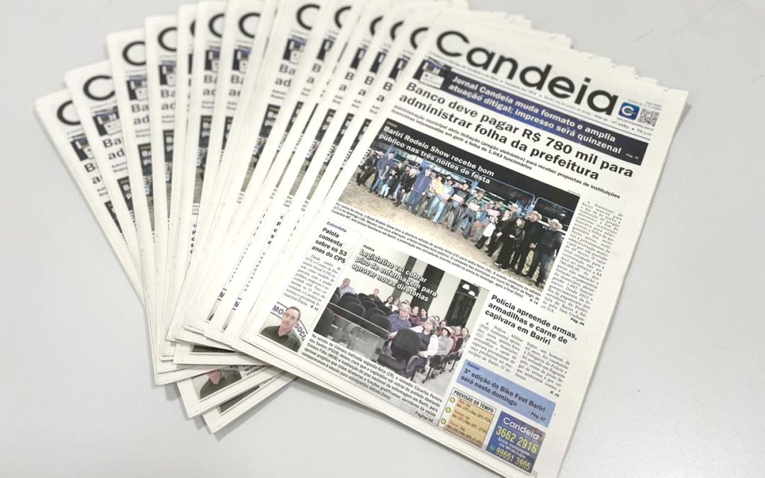 Jornal Candeia muda formato e amplia atuação digital