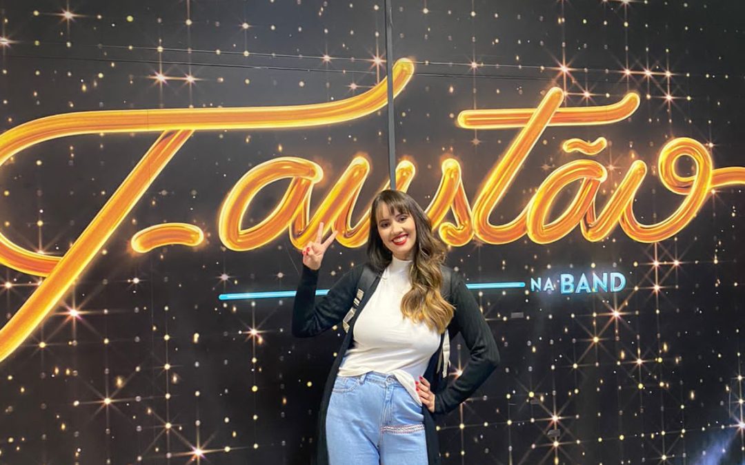 Cantora de Itaju participa do programa Faustão na Band