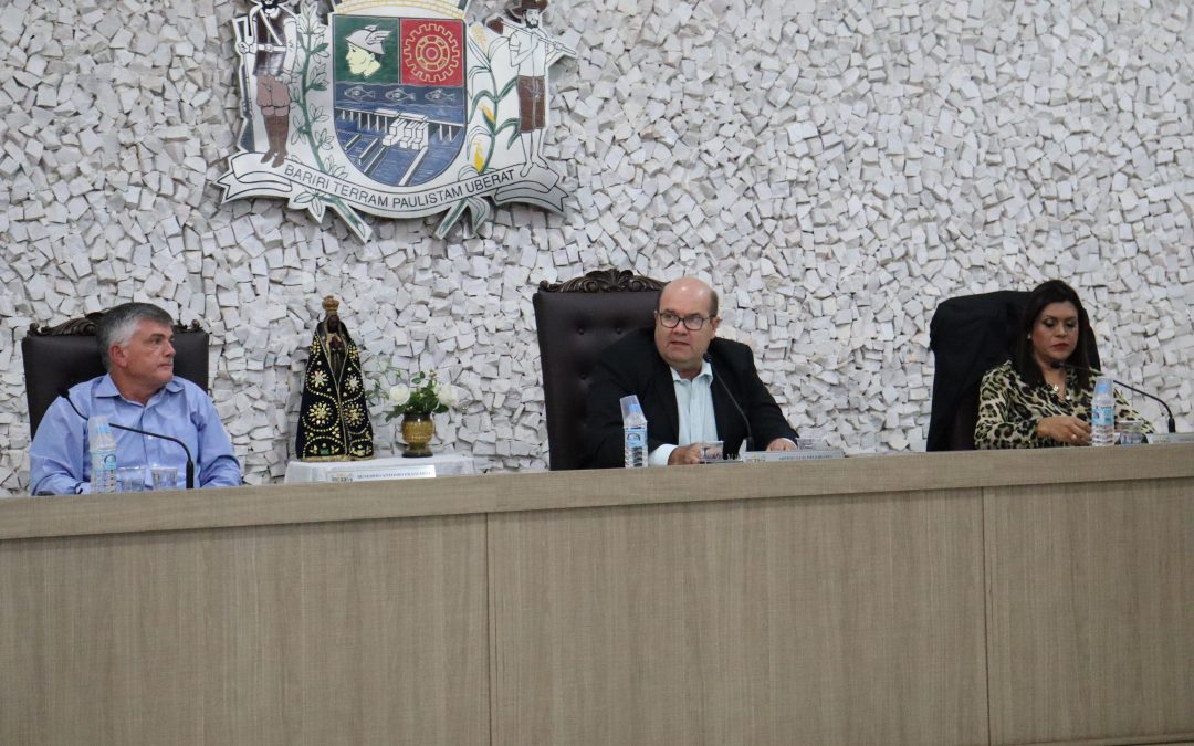 BARIRI: Projeto prevê subsídio para vereador de R$ 2.950,00 para 2025