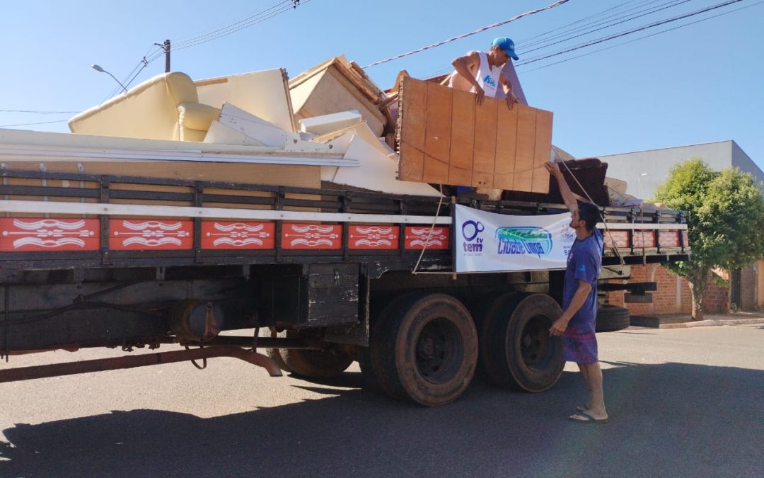 BARIRI: Mutirão Cidade Limpa recolhe 50 toneladas de inservíveis