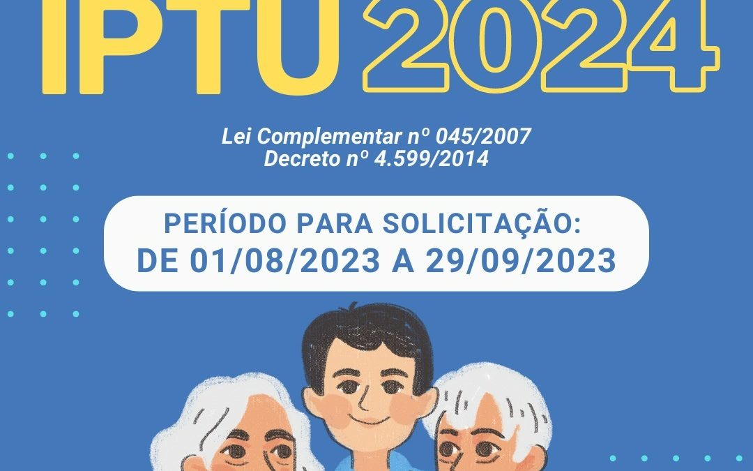 BARIRI: Até 29 de setembro, aposentados e pensionistas devem pedir isenção de IPTU