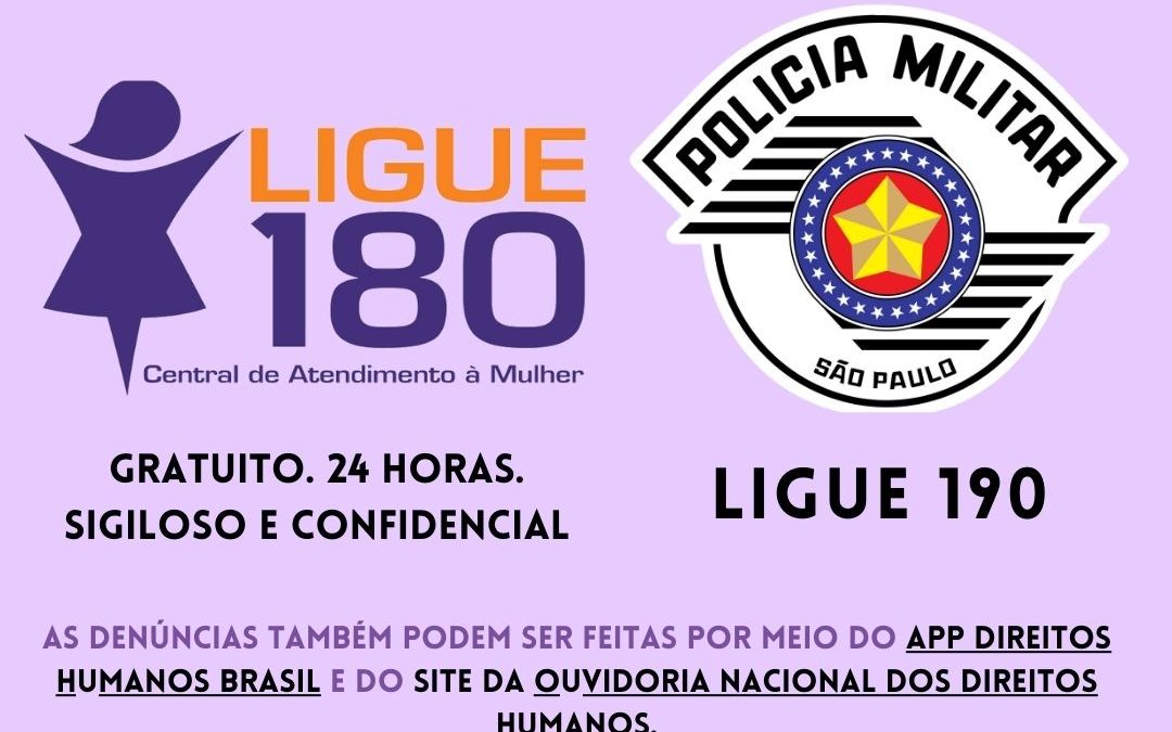 AGOSTO LILÁS: mês de combate à violência doméstica e familiar contra mulher