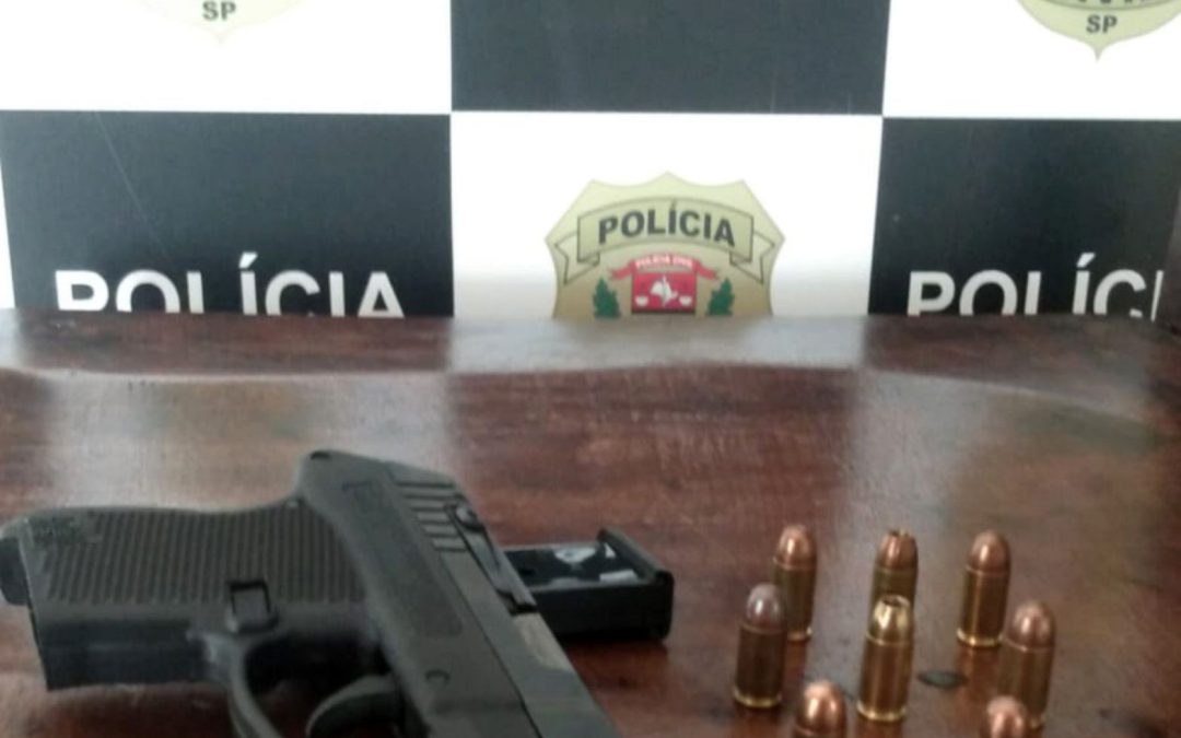 BARIRI: Polícia Civil apreende pistola municiada no Núcleo 4
