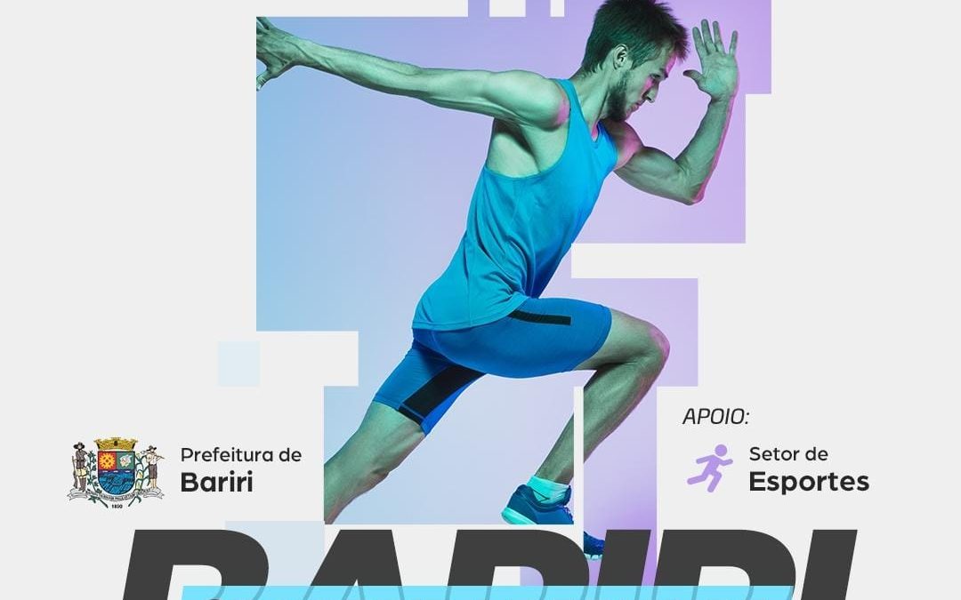 ESPORTE: Bariri terá corrida de rua no dia 17 de setembro