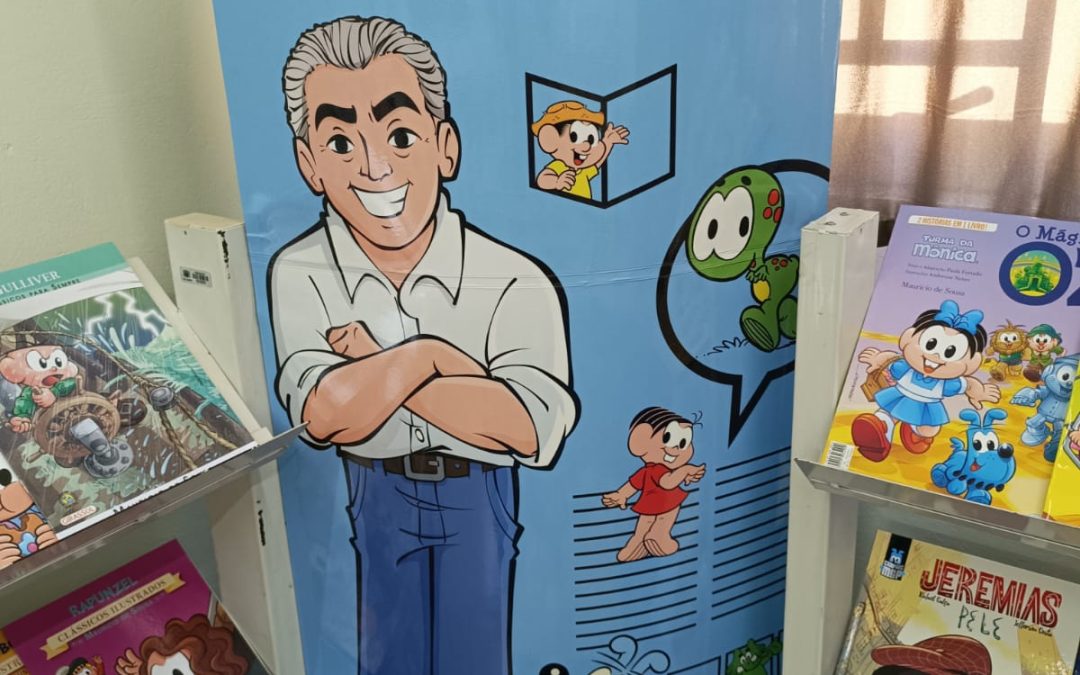 BARIRI: Biblioteca Municipal recebe acervo de Maurício de Souza