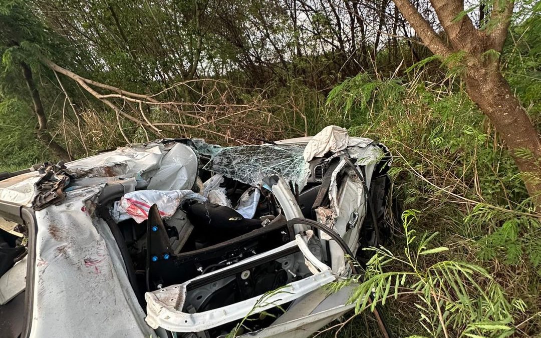 Motorista fica ferido em acidente na SP-304