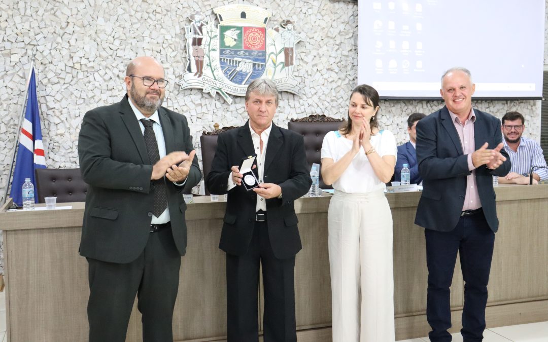 BARIRI: Câmara entrega Medalha 16 de Junho a Nelsinho Batistão