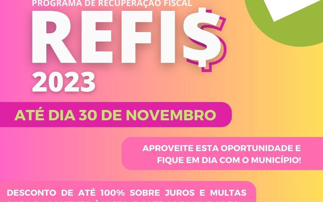 Bariri: Refis é prorrogado até o dia 30 de novembro