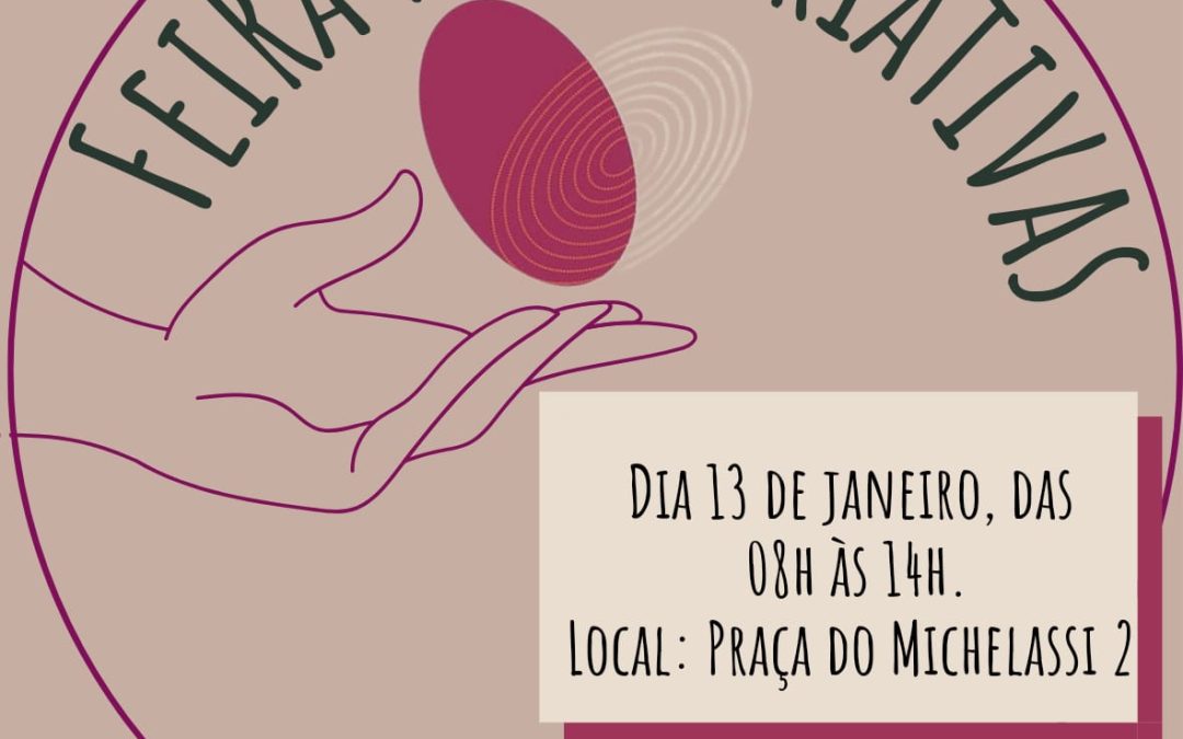 Sábado tem Feira Mãos Criativas nos altos da cidade