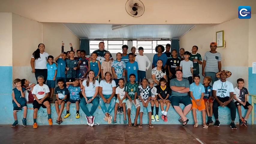 Bariri: Trilhando Águias reúne 50 crianças em oficinas formativas no Recreativo