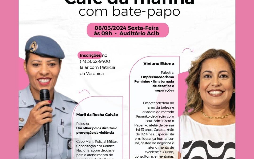 Bariri: Parceria traz café da manhã com bate-papo no Dia da Mulher