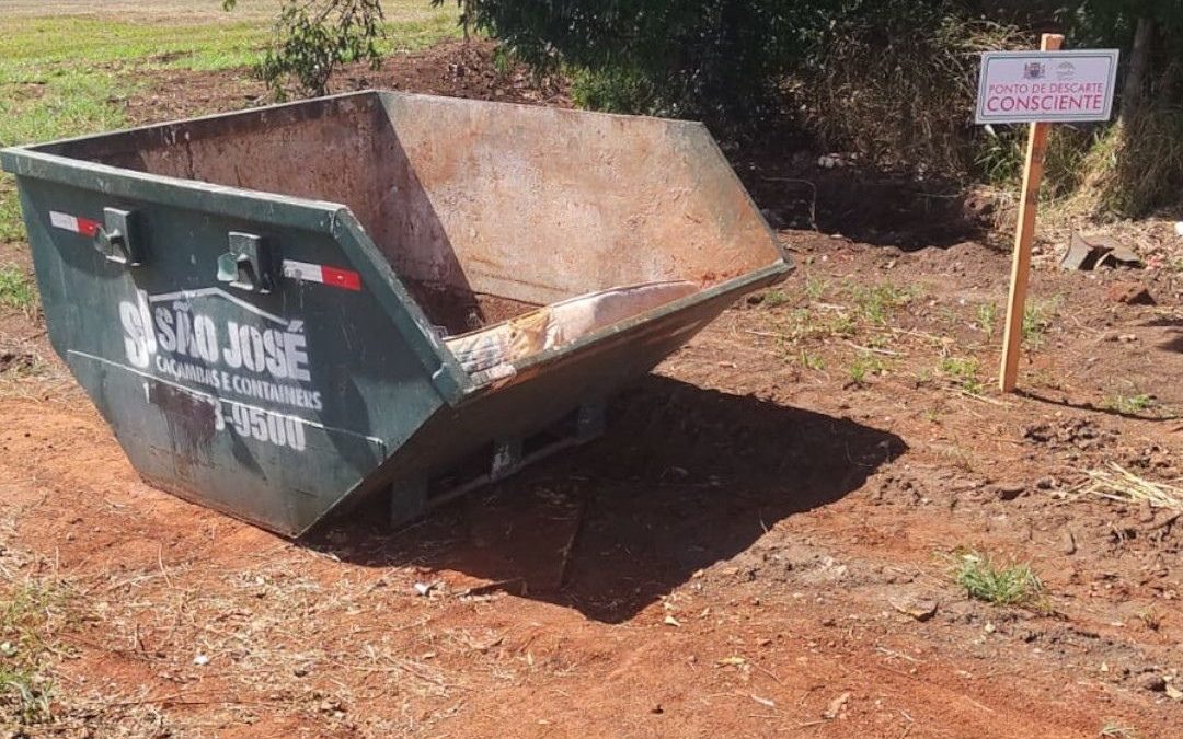 Bariri: Prefeitura instala caçambas para descarte em sete pontos da cidade