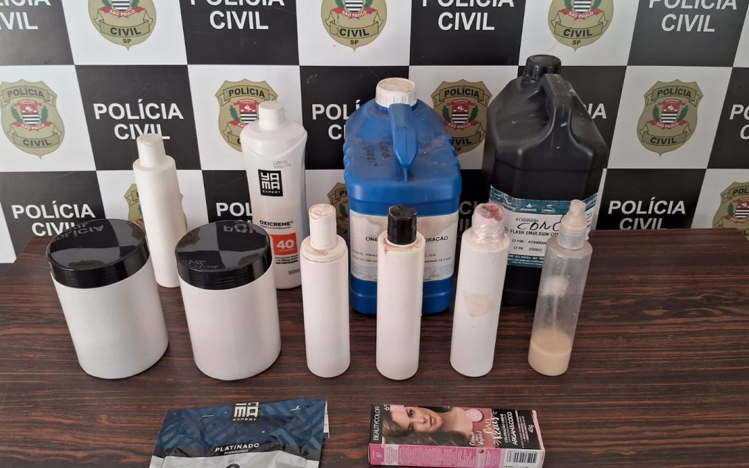 Bariri: Polícia Civil prende cabeleireiro com produtos irregulares