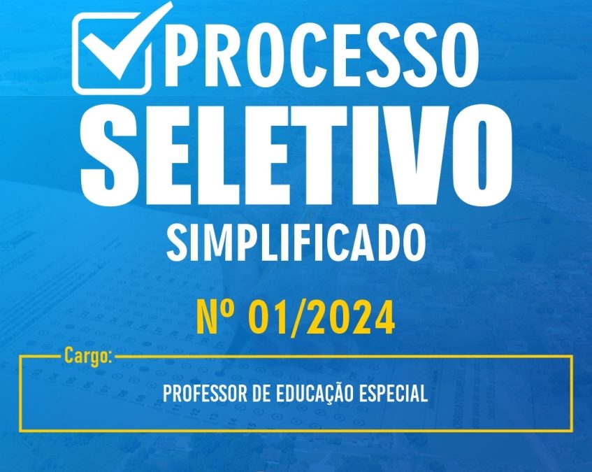 Região: Itaju realiza processo seletivo para professor de educação especial