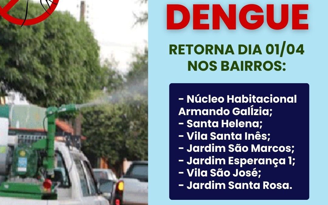 Saúde: Segunda e terça tem nebulização com NAV em 17 bairros