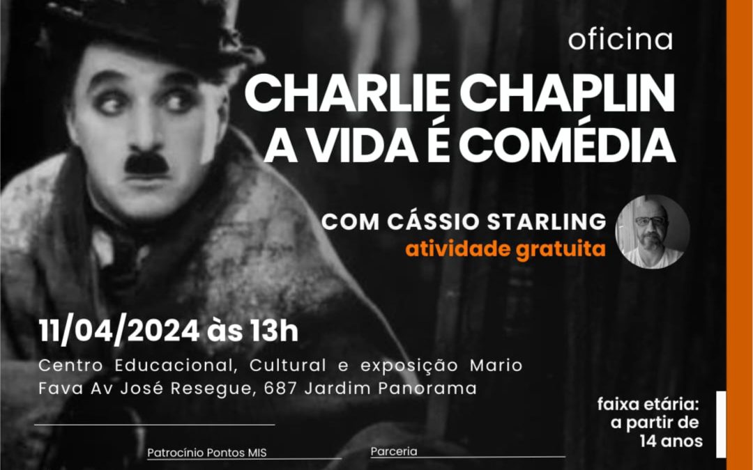 Cultura: Bariri recebe oficina sobre a vida de Charlie Chaplin