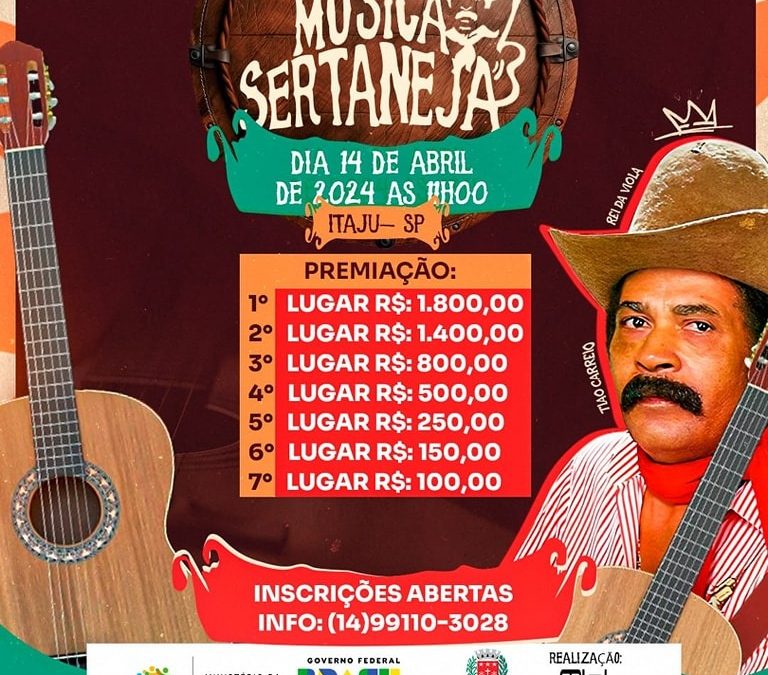 Domingo Itaju realiza Festival de Música Sertaneja