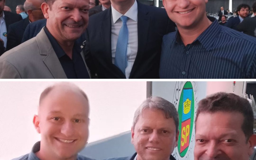 Região: Prefeito Jerri participa de jantar em homenagem ao presidente do Senado