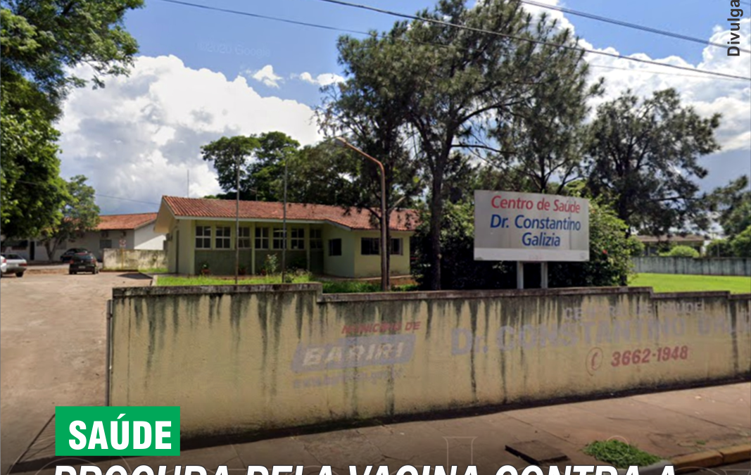 Saúde: Procura pela vacina contra a dengue está baixa em Bariri