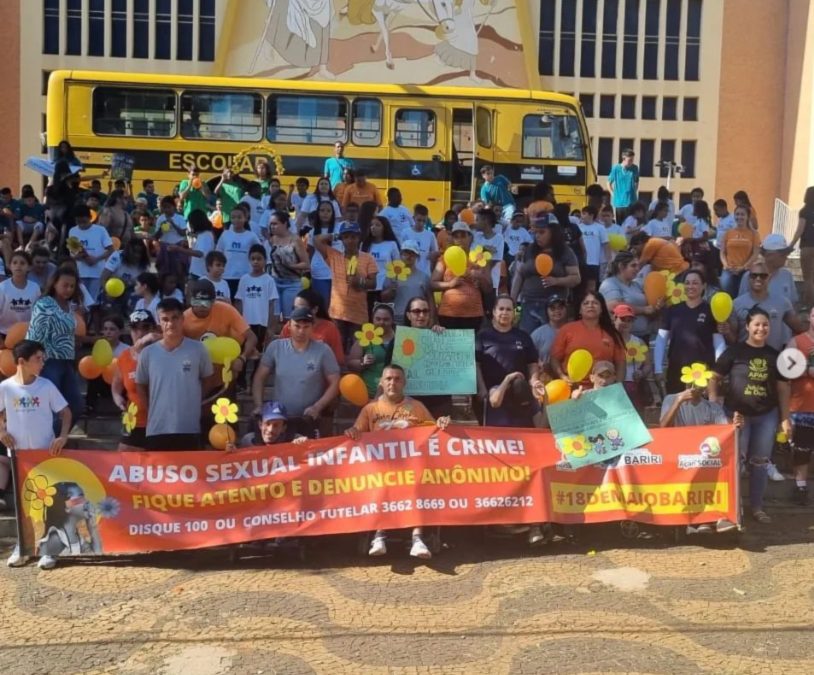 Cidade: Passeata marca ação contra abuso e explosão sexual infantil
