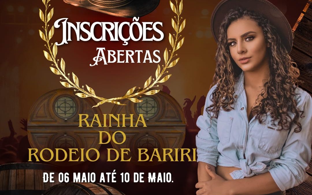 Cidade: Inscrições para Rainha do Rodeio de Bariri têm início