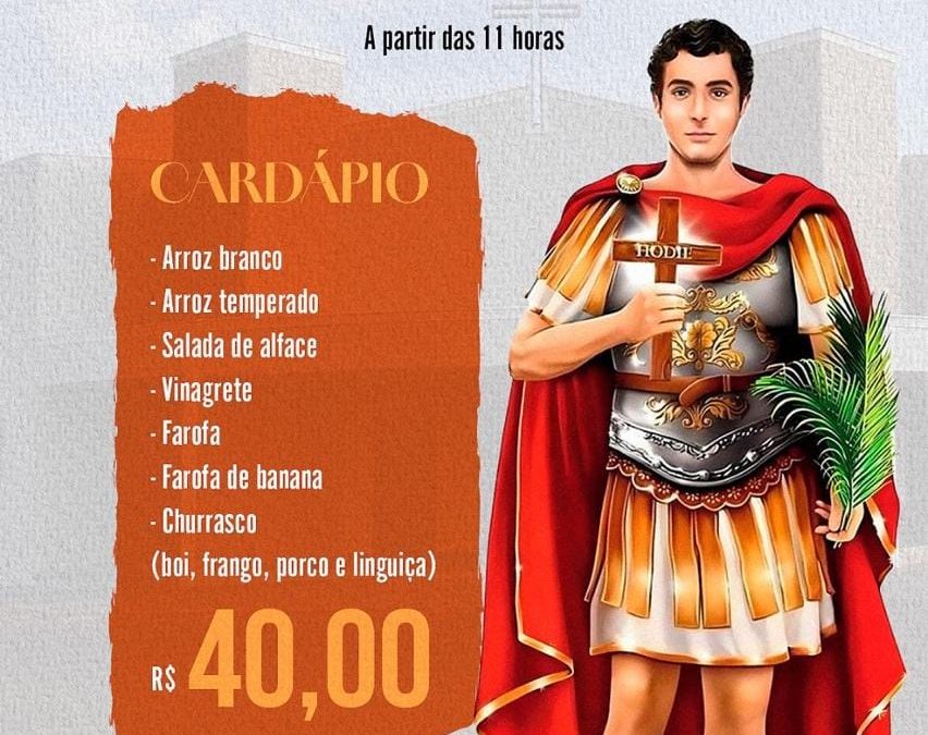 Cidade: Dia 4 de agosto tem almoço da comunidade de Santo Expedito