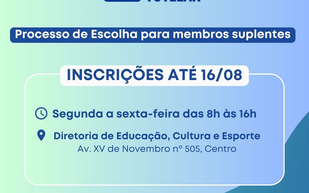 Política: Conselho Tutelar abre inscrição para membros suplentes