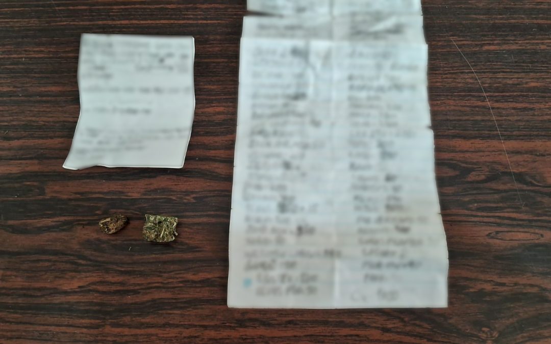 Polícia Civil recebe denúncia e localiza maconha e anotações