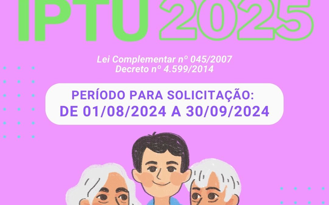 BARIRI: Aposentados e pensionistas podem solicitar isenção do IPTU 2025 até o dia 30 de setembro
