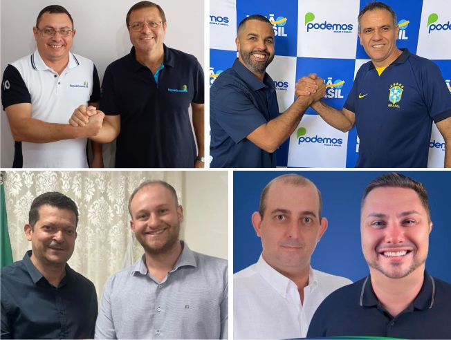 Eleições/2024: Jerri e Juninho disputam em Itaju; Bilancieri e Gelson, em Boraceia